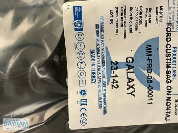 FORD TRANSİT CUSTOM AÇILIR YAN CAM