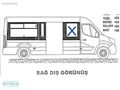 RENAULT MASTER CAN CAN SAĞ 1.DOLMUŞ YAN CAM