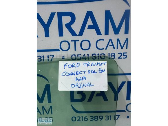 FORD TRANSİT CONNECT ÖN KAPI CAMI ORJİNAL 03-14