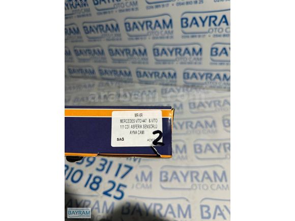 MERCEDES VİTO 447 AYNA CAMI ASFERİK SENSÖRLÜ