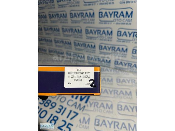 MERCEDES VİTO 447 AYNA CAMI SOL ASFERİK SENSÖRLÜ