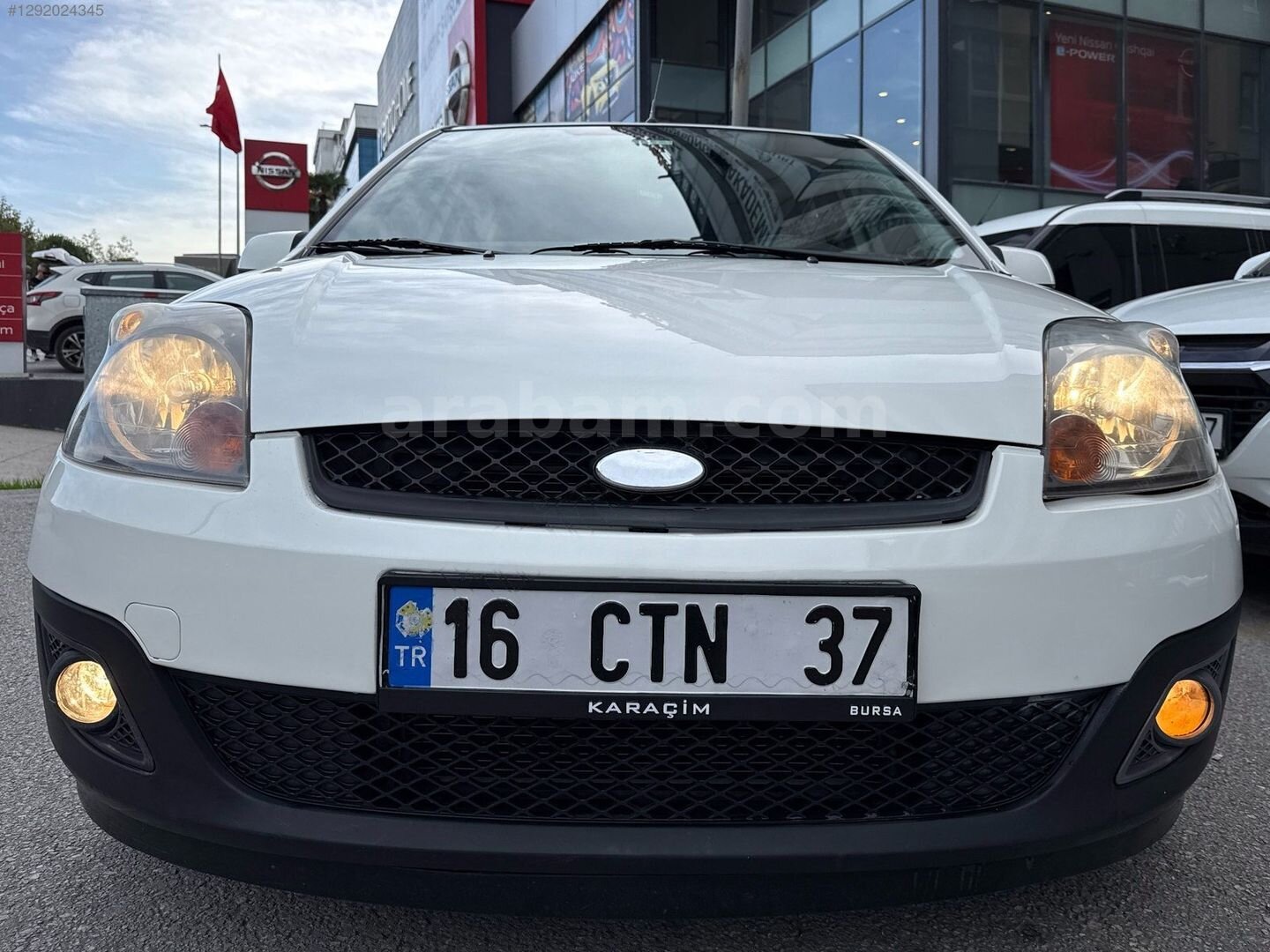 Galeriden Ford Fiesta 1.4 TDCi Comfort 2006 Model Bursa 361.000 km Beyaz 1
