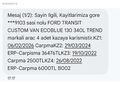 Fırat Karaçim'den Ford Transit Custom 2019 Model