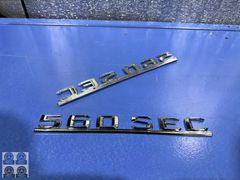 MERCEDES C126 S SERİSİ 560SEC BAGAJ YAZISI SIFIR