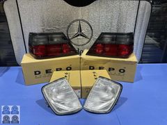 MERCEDES W124 DEPO MARKA FÜME STOP TAKIMI VE BEYAZ SİNYAL TAKIM