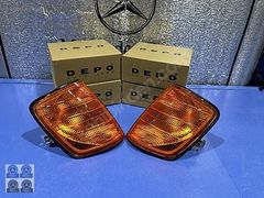 MERCEDES W124 DEPO MARKA ÖN SİNYAL TAKIMI SARI (TURUNCU)