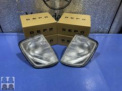 MERCEDES W124 DEPO MARKA ÖN SİNYAL TAKIMI BEYAZ