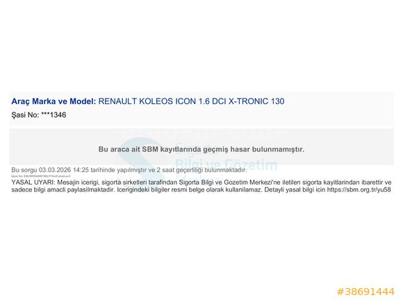 2018 MODEL KAZASIZ DEĞİŞENSİZ "ORİJİNAL" CAM TAVAN/ISITMA/SOĞUTM
