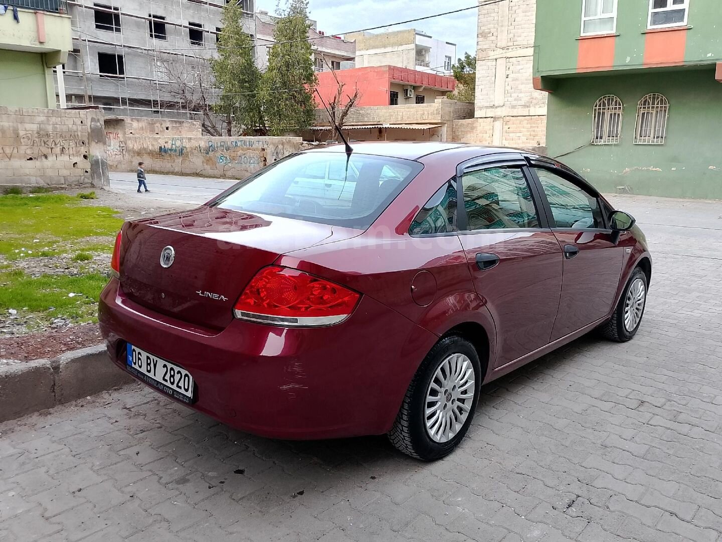 Sahibinden Fiat Linea 1.4 Fire Active 2009 Model Ankara 165.000 km Kırmızı 5