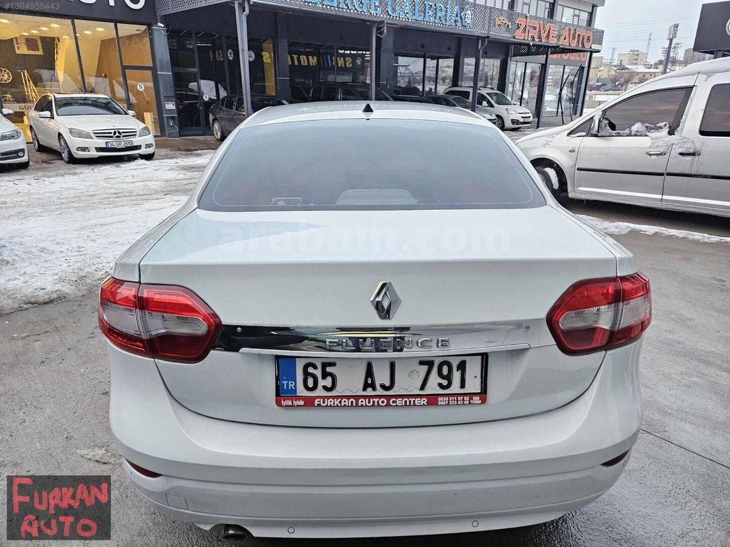 Galeriden Renault Fluence 1.5 dCi Icon 2015 Model Van 190.000 km Beyaz 7