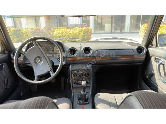 1984 MODEL/MERCEDS/W123 KASA/KOLEKSİYONLUK/