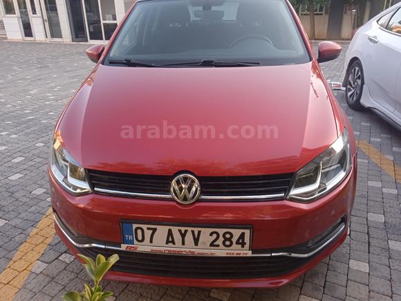 Sahibinden Volkswagen Polo 1.2 TSi Lounge 2015 Model Antalya 144.800 km Kırmızı
