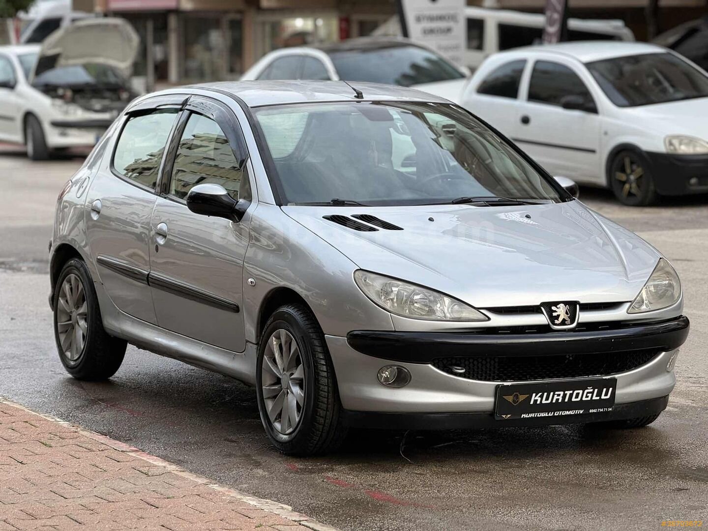 Galeriden Peugeot 206 1.4 HDi X-line 2003 Model Antalya 255.000 km Gri 7