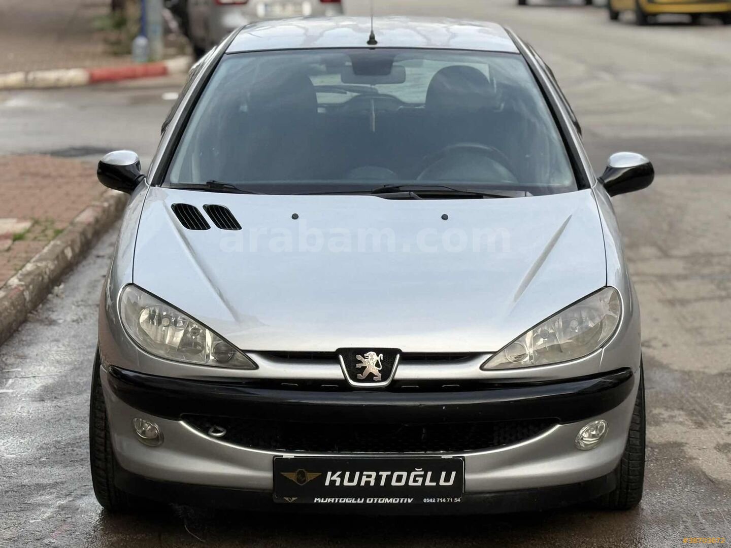 Galeriden Peugeot 206 1.4 HDi X-line 2003 Model Antalya 255.000 km Gri 2