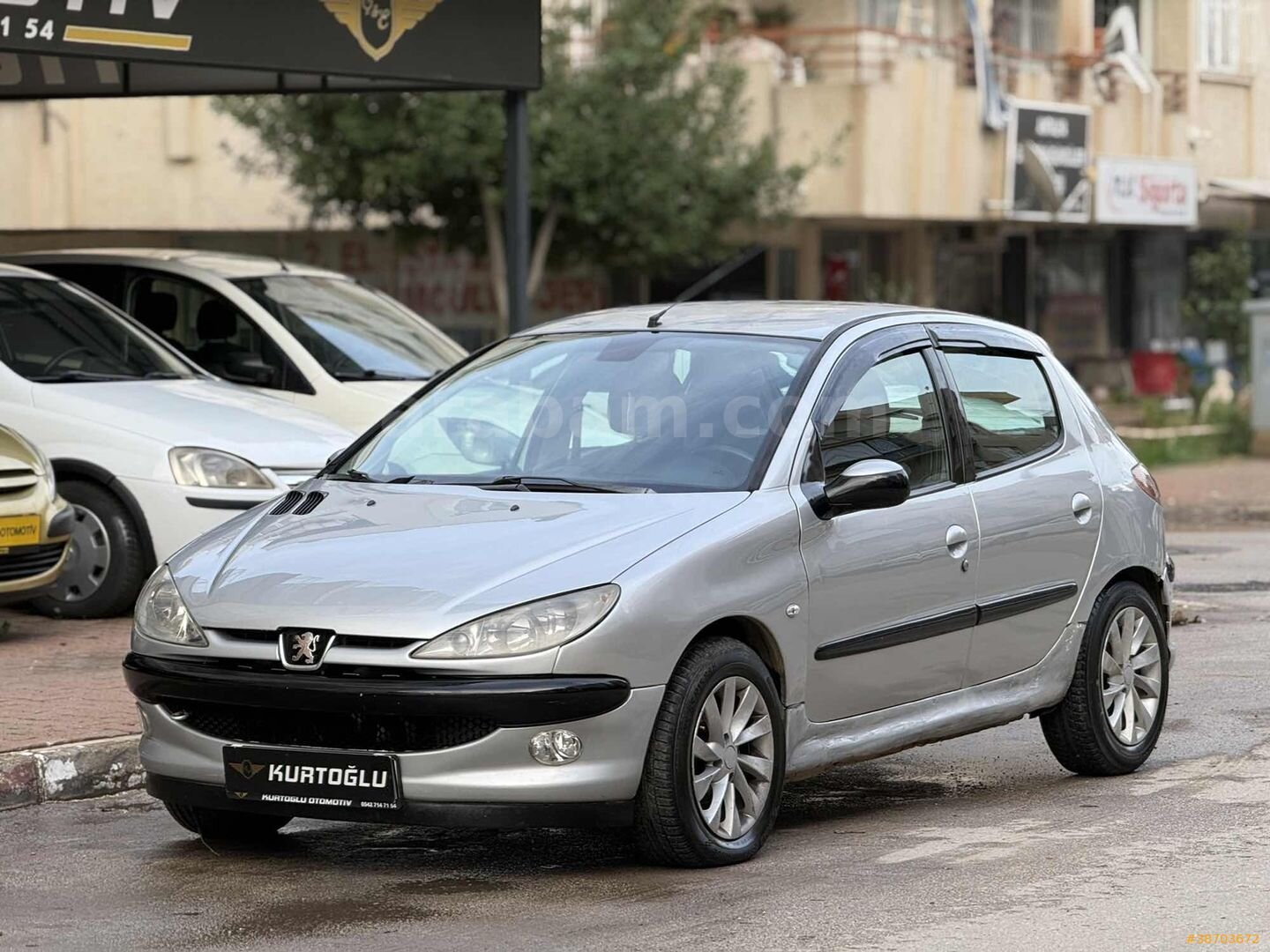 Galeriden Peugeot 206 1.4 HDi X-line 2003 Model Antalya 255.000 km Gri 3
