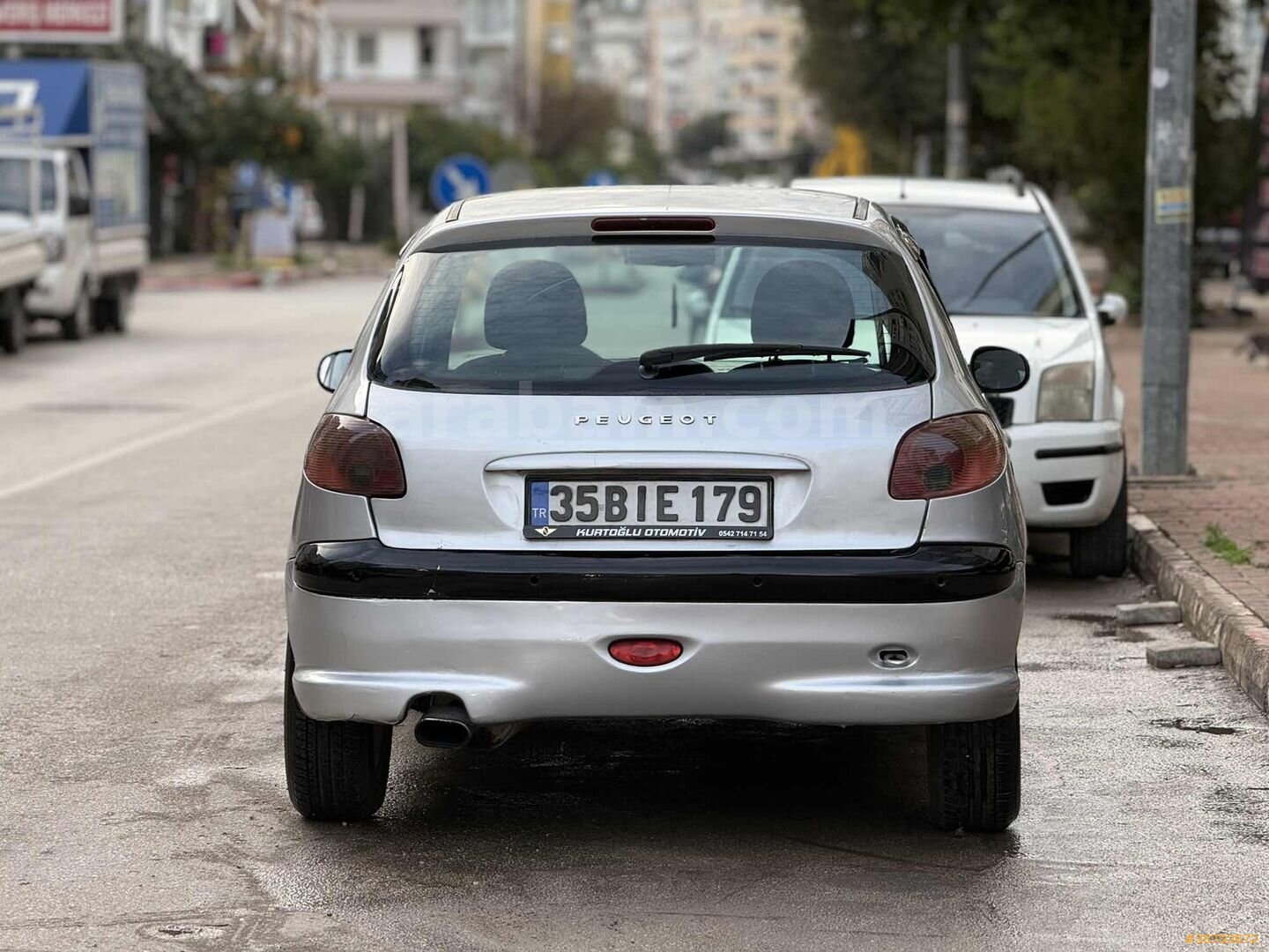 Galeriden Peugeot 206 1.4 HDi X-line 2003 Model Antalya 255.000 km Gri 5