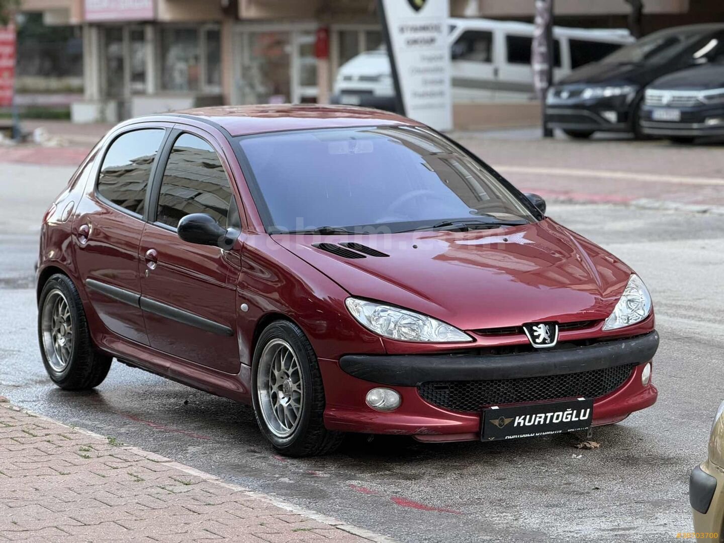 Galeriden Peugeot 206 1.4 HDi X-line 2003 Model Antalya 320.000 km Bordo 7