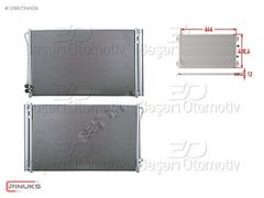 4478350070 KLIMA RADYATORU 646X400,4X12 MERCEDES-BENZ VITO 15