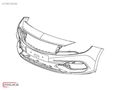 39163670 TAMPON ON 2 SENSORLU ASTARLI OPEL ASTRA K 20