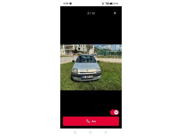Sahibinden Renault Clio 1.4 RTA 2000 Model