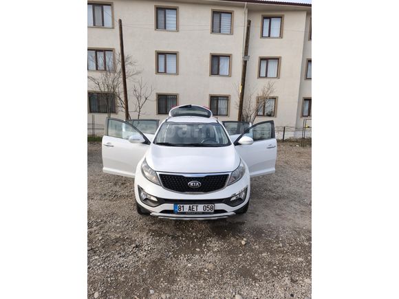 Full orjinal Sahibinden Kia Sportage 1.6 GDI Comfort 2014 Model Düzce 162.000 km Beyaz