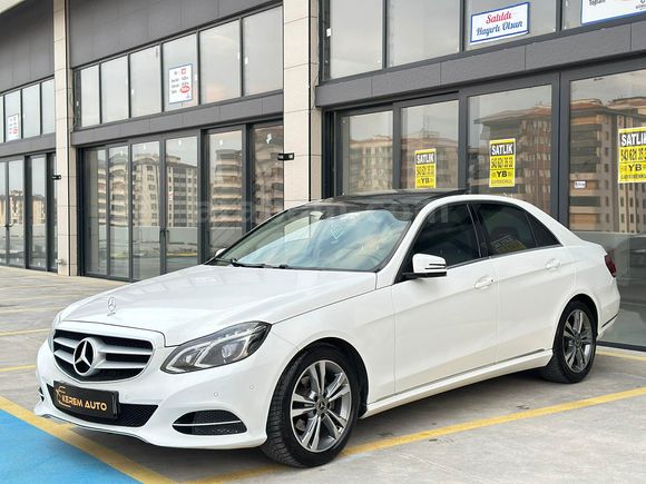 2014 MERCEDES E180 ELİTE 199 BİN'DE CAMTAVANLI HATASIZ AYARINDA+