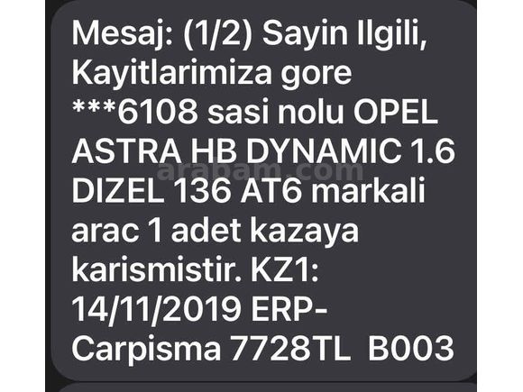 EKSPERTİZLİ+TRAMER BİLGİSİ+KIŞ PAKETLİ+SAHİBİNDEN +BELGELİ ŞEFFAF (Astra 1.6 CDTI Dynamic 2015 Model  Otomatik Vites)