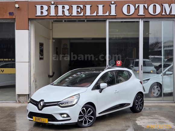 CAM TAVAN -HATASIZ -110.000 KM -SEDEF BEYAZ | 2018 CLİO İCON EDC