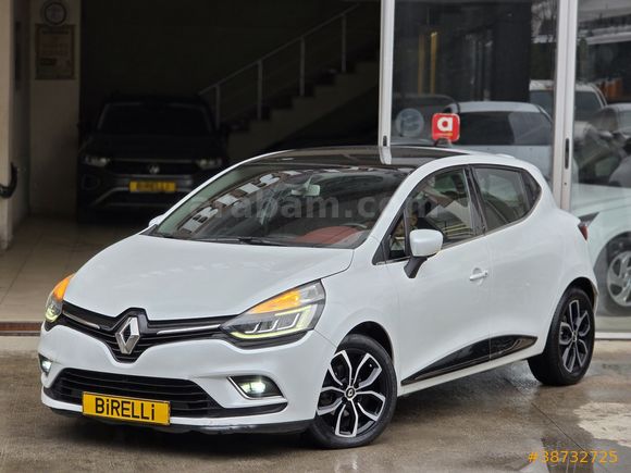 CAM TAVAN -HATASIZ -110.000 KM -SEDEF BEYAZ | 2018 CLİO İCON EDC