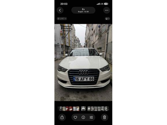 Sahibinden Audi A3 Sedan 1.6 TDI Ambiente 2014 Model 