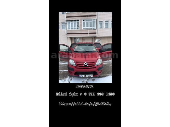 Sahibinden Citroen C3 1.4 HDi Confort 2008 Model  280.000 km Bordo