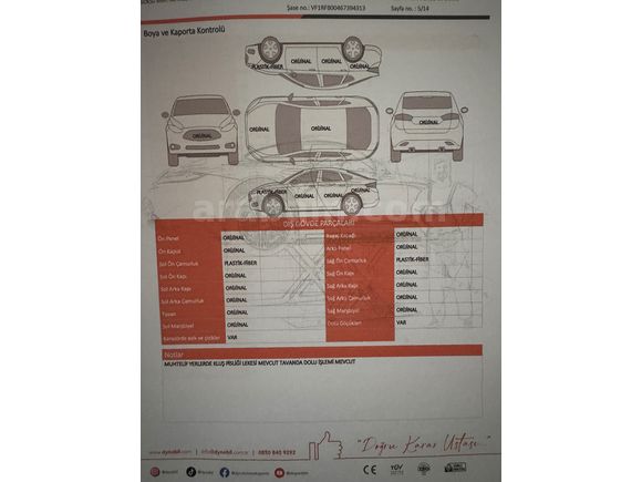 Sahibinden Renault Megane 1.3 TCe Joy 2021 Model 