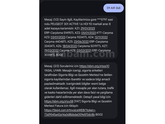 Sahibinden acil satılık Peugeot 301 1.6 HDi Active 2017 Model