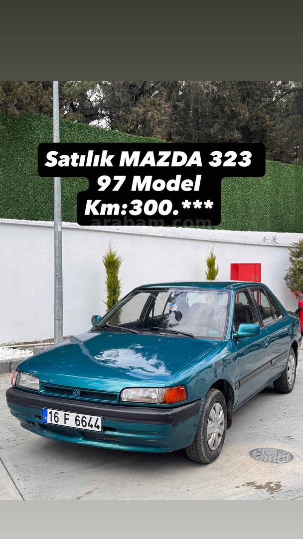 【323】まなっちょ 様 Sahibinden Mazda 323 1.5 GLX 1999 Model Gaziantep 333.000 km Beyaz