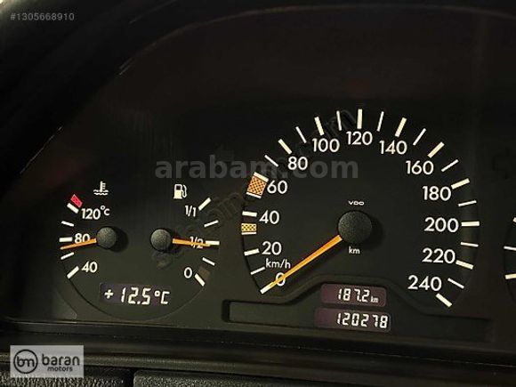 BARAN MOTORS 1998 E 200 ELEGANCE OTOMATİK 120.278 KM