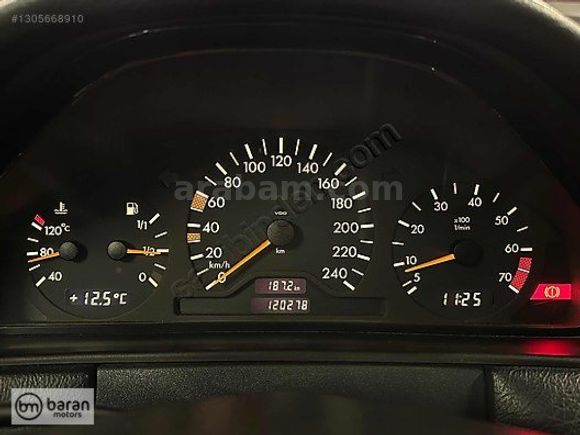 BARAN MOTORS 1998 E 200 ELEGANCE OTOMATİK 120.278 KM