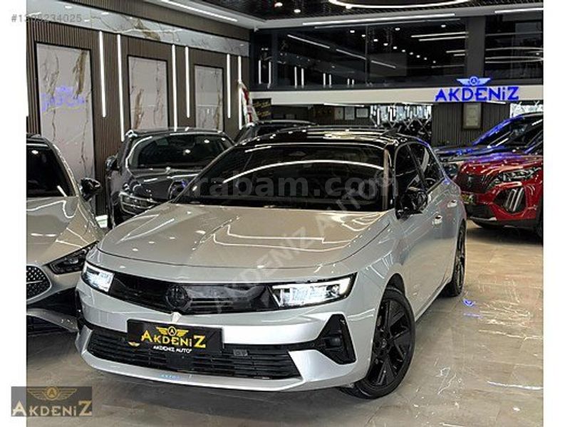 AKDENİZ-2025 OPEL ASTRA TAM ELKTRKLİ GS CAMTVN+BOYASZ 400KM MNZL