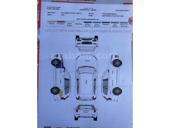 Sahibinden Fiat 500 X 1.6 Multijet Cross Plus 2016 Model 