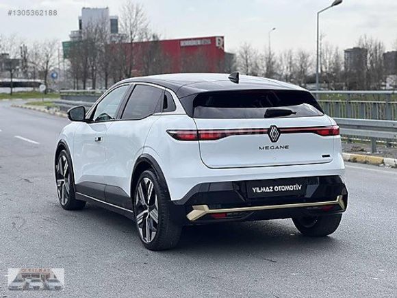 2024 Tescil Renault Megane E-Tech İCONİC EV60 218 Hp Beyaz&Siyah