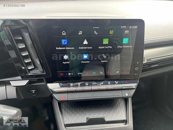 2024 Tescil Renault Megane E-Tech İCONİC EV60 218 Hp Beyaz&Siyah