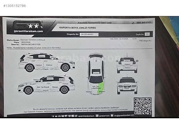 41 bin kmde orjinal araçtir