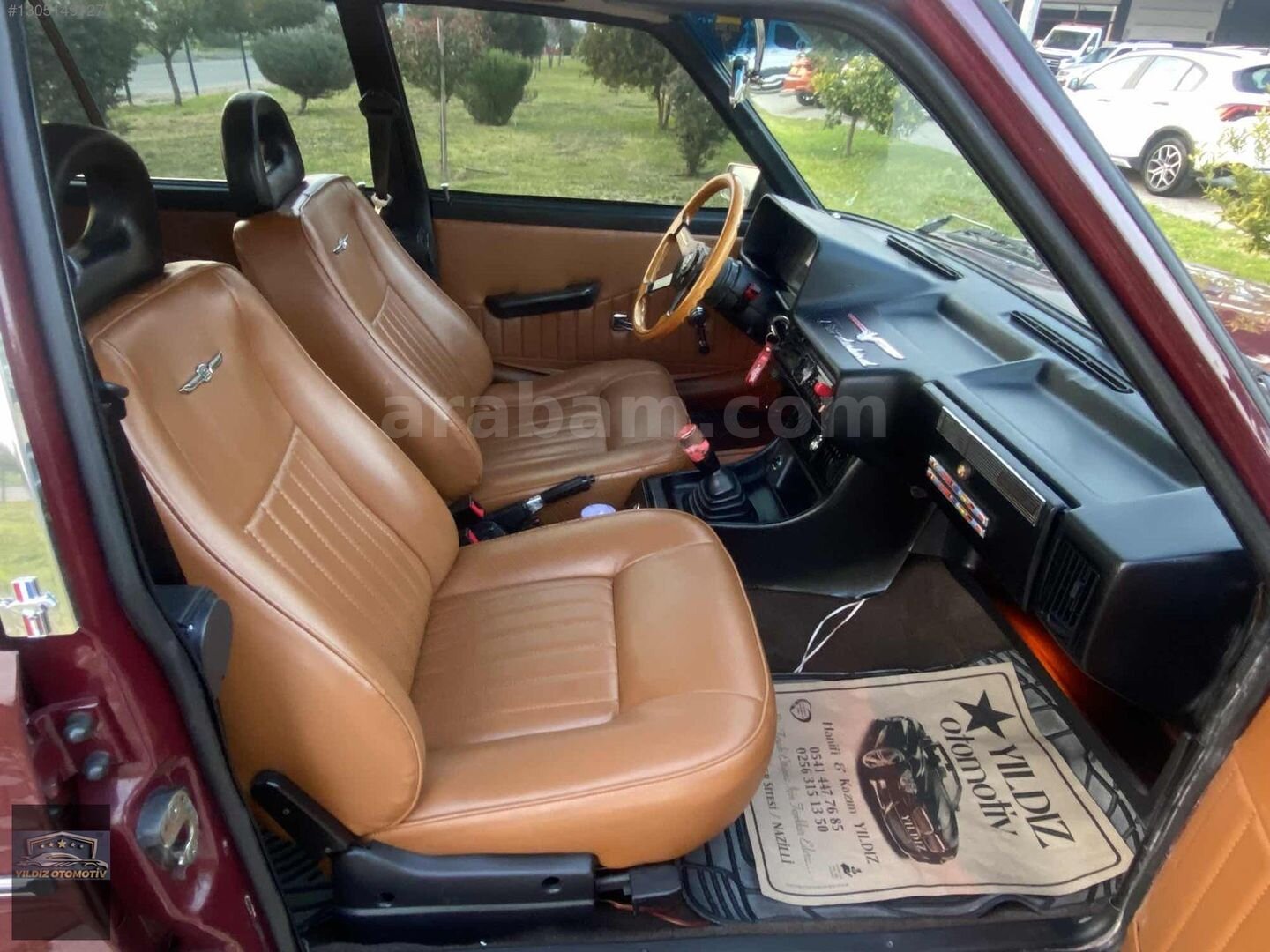 Galeriden Tofaş Murat 131 1983 Model Aydın 250.000 km Bordo 5