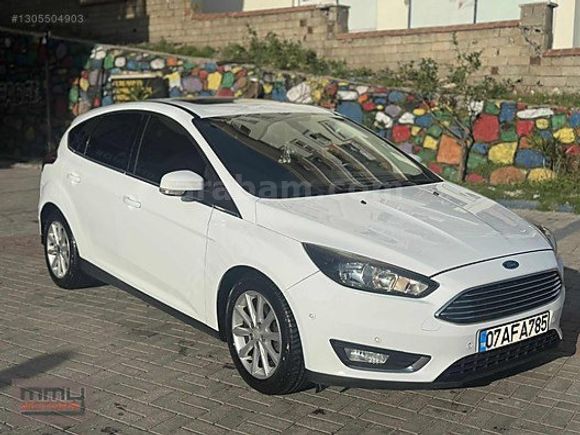 2015 FORD FOCUS TİTANİUM HB SANROOF GÜNCEL EXP.ANAHT. ÇLŞ-FULL