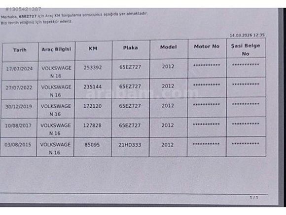 Masrafsız Jetta takas olur