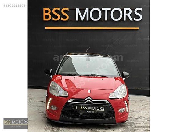 -BSS MOTORS-2011 DS3 1.6 THP KIRMIZI SİYAH 88 BİN KM MASRAFSIZ !