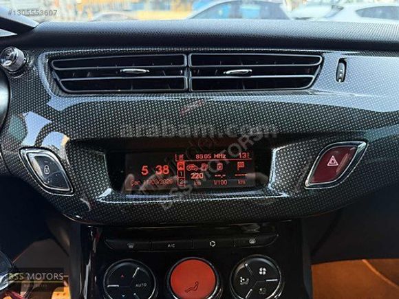 -BSS MOTORS-2011 DS3 1.6 THP KIRMIZI SİYAH 88 BİN KM MASRAFSIZ !
