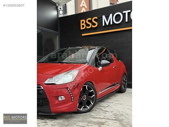 -BSS MOTORS-2011 DS3 1.6 THP KIRMIZI SİYAH 88 BİN KM MASRAFSIZ !