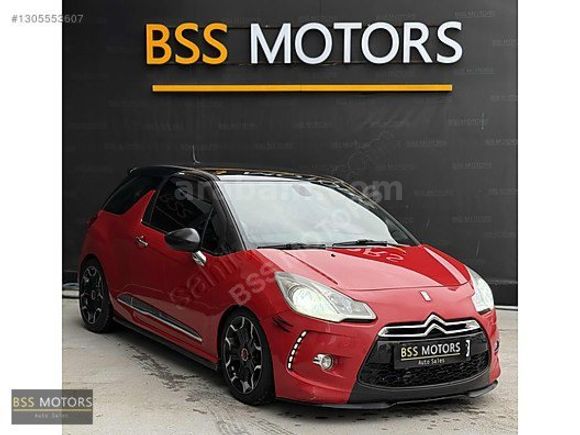 -BSS MOTORS-2011 DS3 1.6 THP KIRMIZI SİYAH 88 BİN KM MASRAFSIZ !