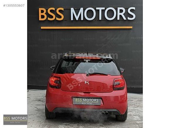 -BSS MOTORS-2011 DS3 1.6 THP KIRMIZI SİYAH 88 BİN KM MASRAFSIZ !