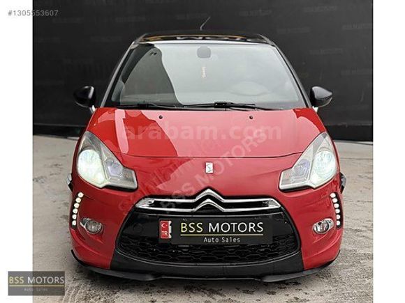 -BSS MOTORS-2011 DS3 1.6 THP KIRMIZI SİYAH 88 BİN KM MASRAFSIZ !